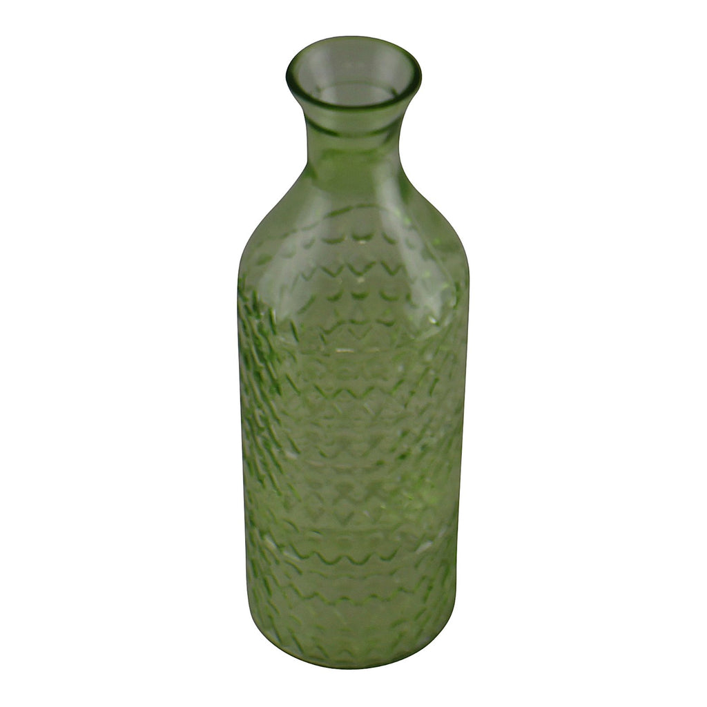 große hellgrüne Glasvase/-flasche