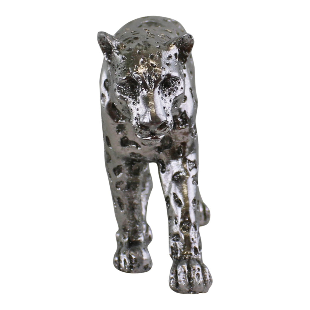 Silber Leopard Figur klein