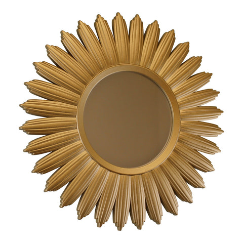 großer goldener Sonnenstrahlen-Spiegel
