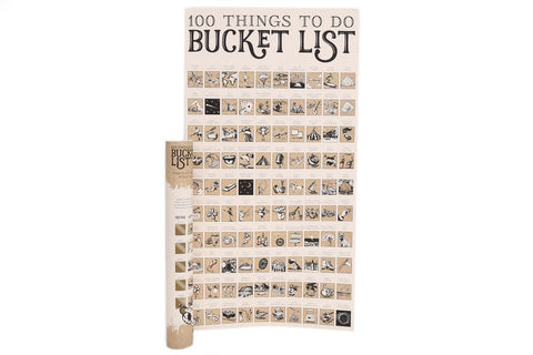 Bucket List Rubbelposter 74cm